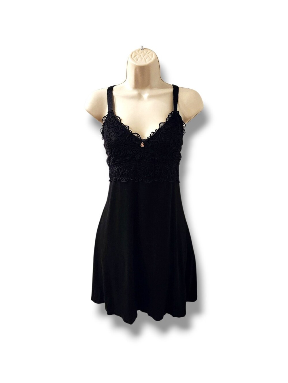 Daisy Fuentes Women's Plus Floral Lace Chemise | 2X